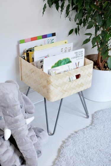 Turn IKEA decor into a book bin