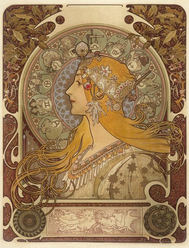 art nouveau style artwork