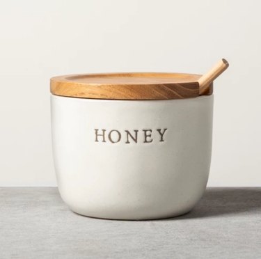 ceramic honey pot