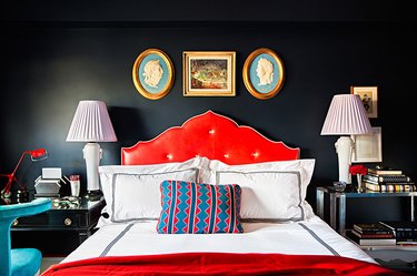 red bedroom ideas