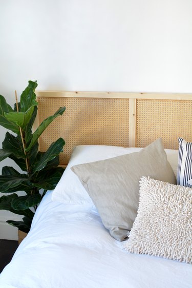 DIY Cane Headboard