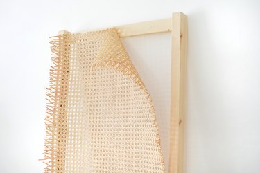 DIY Cane Headboard