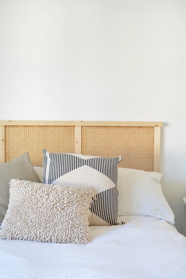 DIY Cane Headboard