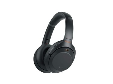 black and rose gold noise-cancelling headphones