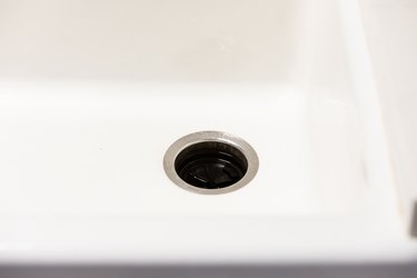 close up of kitchen sink