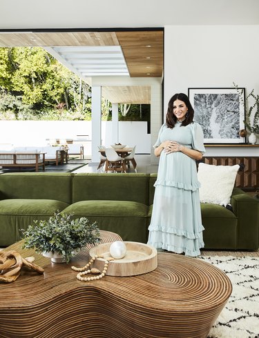 Jenna Dewan in modern living room