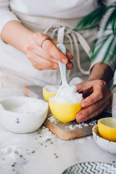 Adding salt to lemon air fresheners