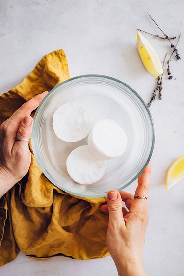 Store fresheners in lidded container