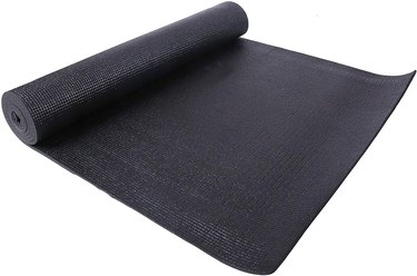 Black yoga mat