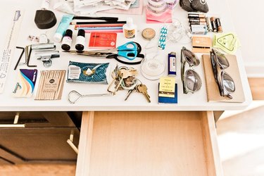 Clean out and organize all your junk drawers.