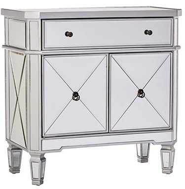 Mirrored chest of drawers