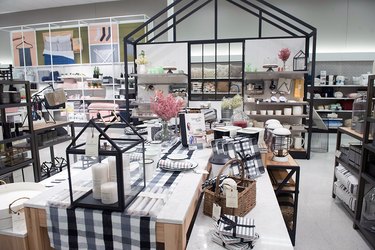 interior of home section at target