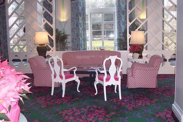 Lounge at the Greenbrier Hotel