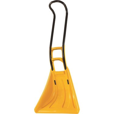 ergonomic snow shovel.