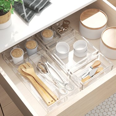 clearn 5-puece drawer organizer set