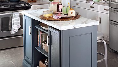 Kitchen island.