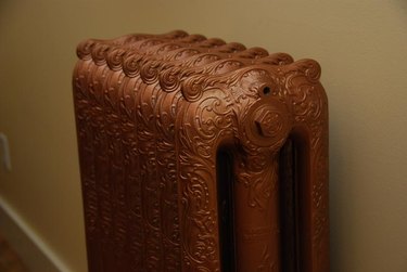 Ornate radiator.