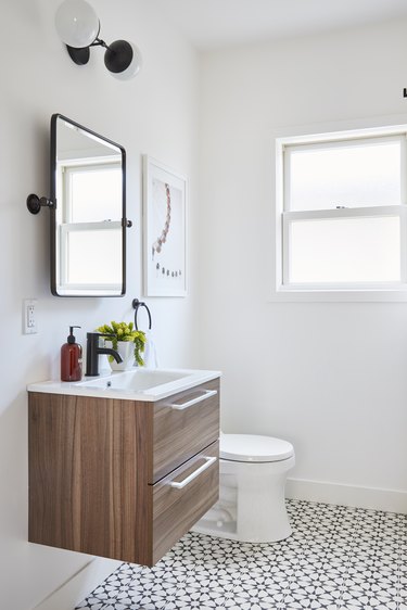 Floating vanity bathroom trend