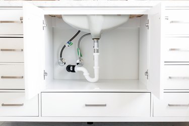 under sink plumbing