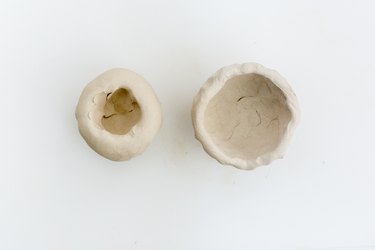 Clay pinch pots