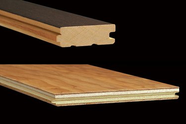 Solid and engineered wood flooring.