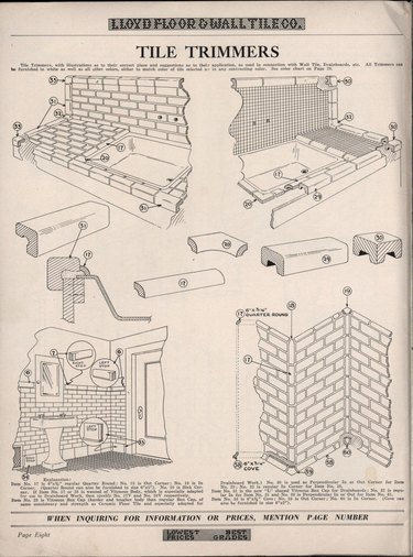 subway tile diagrams