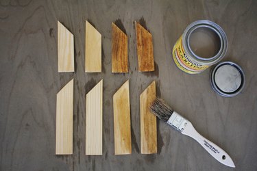 Staining paint sticks