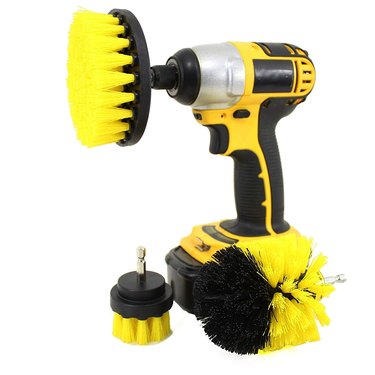 Drillbrush Bathroom Surfaces Tub, Shower, Tile and Grout All Purpose Power Scrubber Cleaning Kit