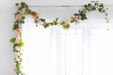 Summer flower garland.