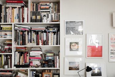 Brian Lane and Lucy Gonzalez Home Tour - Bookshelf