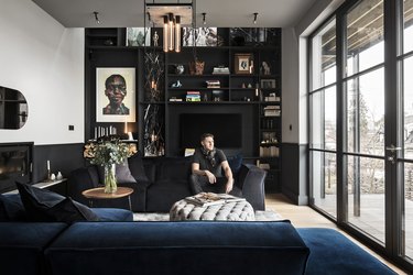 industrial style living room of Buster + Punch founder Massimo Minale