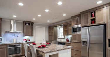 Kitchen recessed light fixtures.