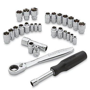 Socket wrench set manufactured by Global