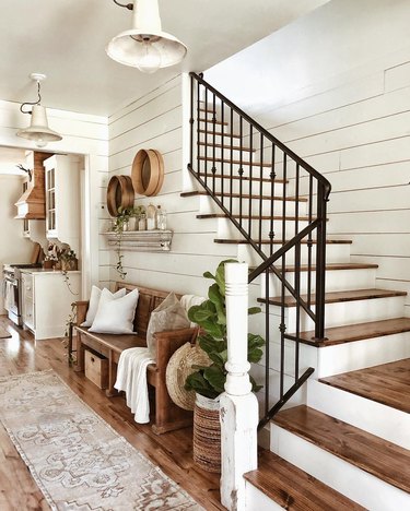 Farmhouse Stair Railing Ideas And Inspiration | Hunker