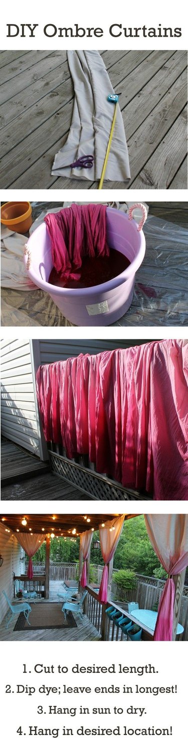 ombre curtains