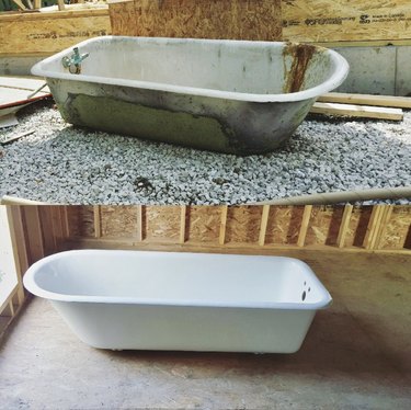 Good Bones: An Historic Clawfoot Tub Is Restored to its Former Glory—and Then Some