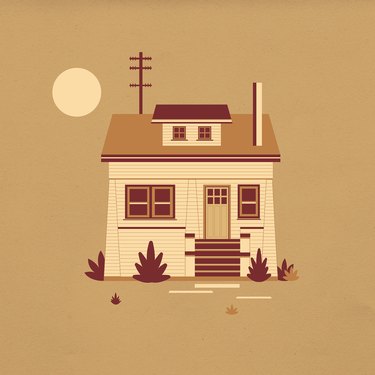 craftsman house illustration