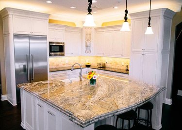 A granite countertop by Texas Star Granite