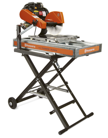 Wet tile saw manufactured by Husqvarna