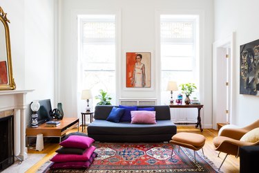 eclectic boho living room