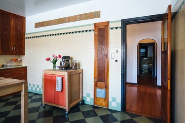 Scout Regalia Checkerboard Kitchen Floor