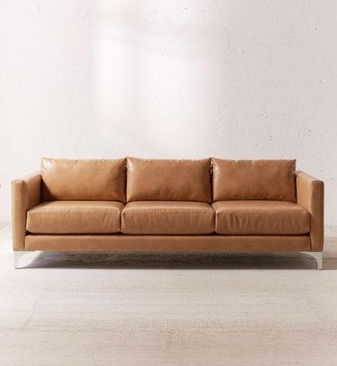 recycled leather sofa