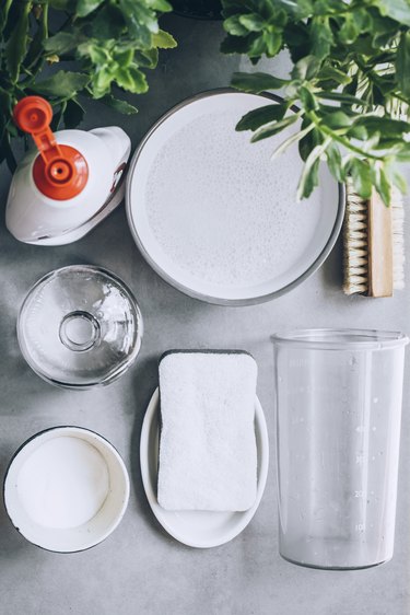 How to clean a dishwasher.