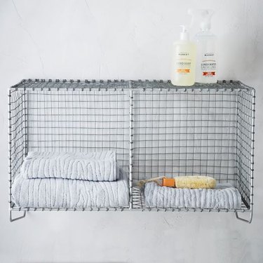 Wire Mesh Storage - Hanging Double Shelf