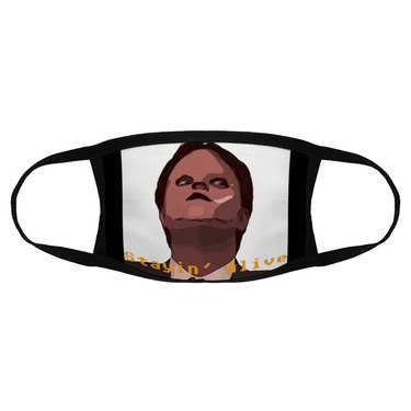 dwight the office face mask