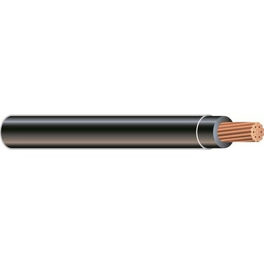 Insulated copper electrical wire.