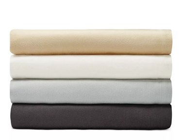 Stack of modal blankets in various colors