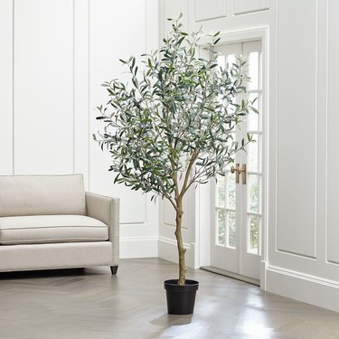 Faux olive tree