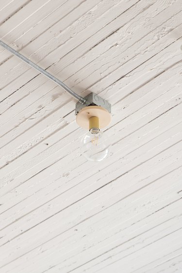 Light fixtures from Cedar and Moss.