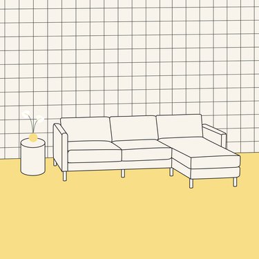 sectional sofa illustration